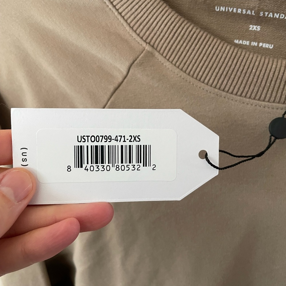 Universal Standard Riley Raglan Zip Pullover NWT - Picture 2 of 3